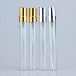 wholesale hot 200pcs 10ml Glass Empty Refillable Spray Perfume Bottle Small Parfume Atomizer Perfume Sample Vials Djhkw