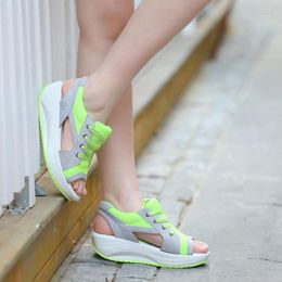 Platform Sandals Women Chunky Lady Muffin Comfortable Women s Open Toe Casual Summer Sports Shoes f d Caual Sport Shoe