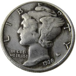 US 1928 P/D/S Mercury Dime Silver Plated Copy Coins