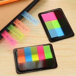 Korean Pull-out Box Can Tear Convenient Sticker Fluorescent Color Sticky Paper Notes This Indicator Tag Stationery Gift