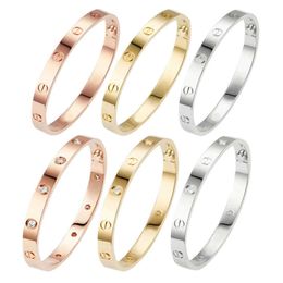 Designer charm Light Luxury Carter Five Generation Classic Stainless Steel Bracelet with Versatile Love