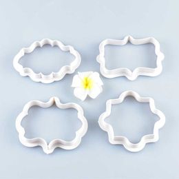 New 4Pcs/Set DIY Decor Fondant Mould Candy Cookie Mould Baking Cake Tool Set Creative Cookie Cutter Accessories Kitchen Tools