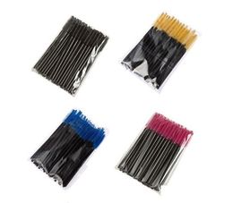 2020 NEW Black Disposable Eyelash Brush Mascara Wands Applicator Makeup Cosmetic Tool 4 colors