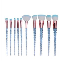 Makeup Brushes 10 Pieces Makeup Brush Set Premium Face Eyeliner Blush Contour Foundation Cosmetic Brushes for Powder Liquid