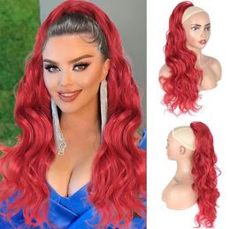 24-Inch Long Curly Wavy Drawstring Ponytail for Women - Variety of Styles - Easy to Attach - Perfect for All Occasions - High Quality and Affordable