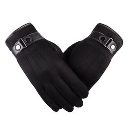 Five Fingers Gloves Classic Winter Cycling Gloves Outdoor Sports Running Motorcycle Riding Mittens Non-slip Touch Screen Warm Full Finger Glove 230615