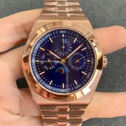 8F 4300V Watch Rose Gold Diameter 41.5mm Cal.1120qp Movement with Calendar Week Month Moon Phase All Functions Can Be Used