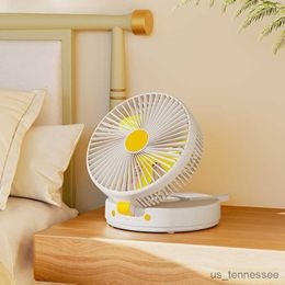 Electric Fans Desktop Wall USB Rechargeable Portable Air Home Office Gear Remote Control Electric Table Ventilator R230616