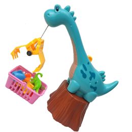 Bath Toys Baby Water Toy Early Education Parents Children Interactive Dinosaur Grabber Children Fish Toy Family Bathroom Pink 230615