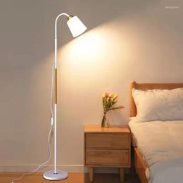 Floor Lamps Nordic Standing Lamp LED Stand Lights Decoration Bedside Table Living Room Design Home Deco For Bedrooms Lighting Interior