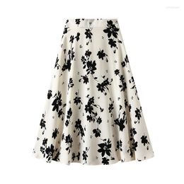 Skirts High Quality 2023 Elegant Women Clothes Female Shivering Style Design Pleated Skirt Spring Summer Waist Gril Dress Y2k