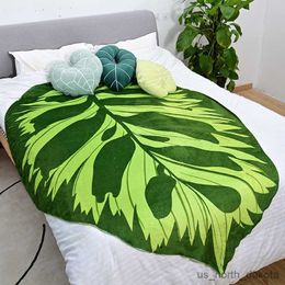 Blanket Large Blanket for Bed Sofa Gloriosum Leaves Throw Blanket Home Decor Cozy Warm Christmas cobertor R230616