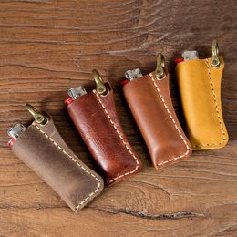 Cool Colourful Smoking Leather Lighter Skin Case Casing Shell Protection Sleeve Portable Innovative Design Dry Herb Tobacco Cigarette Holder Shell