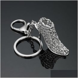 Keychains Lanyards Metal High Heel Shoe Keychain Carabiner Keyring Bag Hangs Fashion Jewellery For Women Will And Sandy Drop Ship De Dhi4N