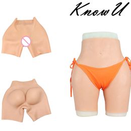 Breast Form KnowU Silicone Pant with Fake Vagina No Opening Fake Vagina Pant For Crossdresser Transgender 230616