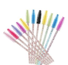 Wholesale Disposable Clear Eyelash Brushes Lashes Extension Applicator Transparent Eyelashes Brushes Mascara Wands Cosmetics Make