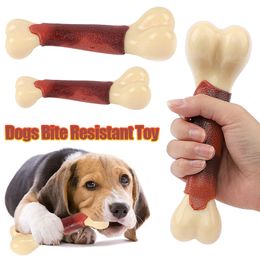 Bone Shape Dogs Toy Nearly Indestructible Toys For Small Medium Large Dogs Pet Chew Game Dental Care Bite Resistant Product