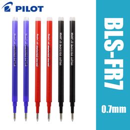 Gelpennor Pilot Frixion Erasable Refill BLS-FR7 4/6/10 PCS/LOT PRESS NEUTRAL REFILL 0,7 mm för LFBK-23F Bullet Tip Original Söt brevpapper 230615