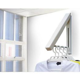Bathroom Shelves Wall Hanger Retractable Indoor Clothes magical Folding Kitchen Drying Stand Rack Hanging Holder Organizer Stainless Steel 230615