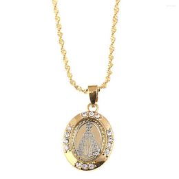 Pendant Necklaces Gold Colour Necklace Women Arab Middle East Wedding Religious Special Jewellery Gifts