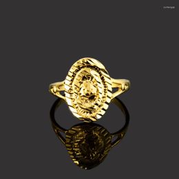 Wedding Rings Vintage Ring For Women/Men Fashion Fine Jewellery 2023 Trendy Gold Colour Wholesale Retail Gift