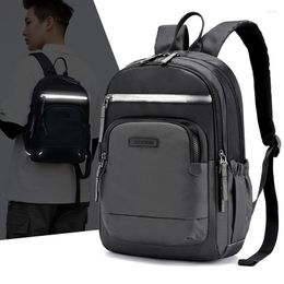 Backpack Men Women Nylon Rucksack Daypack Reflective Stripe Travel Bag Male Female School Book Knapsack