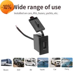 New Single USB Charger Socket 2.4A 12v-24V For Motorcycle Auto Truck Atv Boat Car Rv Bus 2.4A Power Adapter Outlet Waterproof