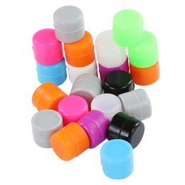 Storage Boxes Bins 50Pcs 1ml Wax Oil Containers Mini Box Silicone Assorted Colors Free 230615
