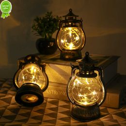 New Retro Style Portable Night Light Outdoor Camping Light Rechargeable Tent Lantern Garden Lawn Wedding Party Decoration Lighting