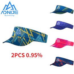 Snapbacks AONIJIE E4602 Unisex Sports Foldable Empty Top Cap Hollow Hat Software Sun Visors Head Band With Visor For Running Marathon 230615