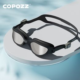 goggles COPOZZ HD Adjustable Swimming Goggles Anti-Fog UV Protection Swimming Glasses Professional Silicone Swimming Glasses For Men 230616