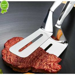 New Fried Steak Shovel Fried Fish Shovel Clamp BBQ Bread Utensil Barbecue Tong Kitchen Bread Meat Clamp Stainless Steel Steak Clip
