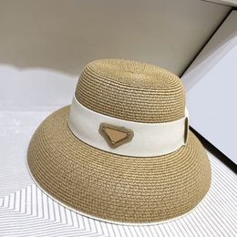 Mens Designer Sun Visor For Woman Bucket Hat Womens Straw Hats Fashion Casual Summer Beach Caps Adjustable Luxury P Casquette 2306161BF
