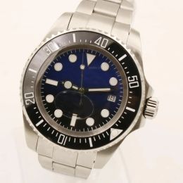 2023 YZ Men Watch D Blue SEA-DWELLER Ceramic Bezel 44mm Stainless Steel BLSO Automatic Black Diver Mens Watches Wristwatches 03