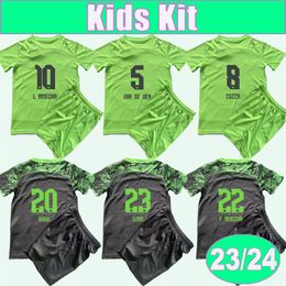 2023 24 Wolfsburg Kids Kit Soccer Jerseys BAKU COZZA L.NMECHA ARNOLD WIND Home Away Children's Suit Football Shirt Short Sleeves Uniforms