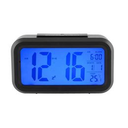 Desk Table Clocks Colourful ABS Material Rectangle Digital LCD Screen Smart Clock 230615