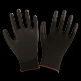 Labour protection gloves Anti-slip wear kitchen wood handling glass factory PU gloves