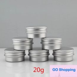 50pcs/lot 20G Aluminum Jar 20ml metal Cosmetic Packaging Container professional cosmetics container All-match