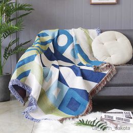 Blanket Textile City Modern Minimalist Sofa Towel Pattern Sofa Autumn Comfy Throw Blanket for Air-conditioned Room R230616