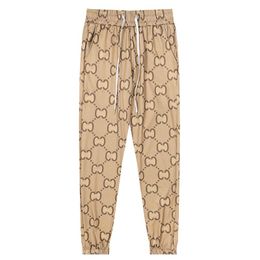 2023 Mens women designer Jacquard pants Spring summer Men Denim Pant Double letter Casual letters Trousers yellow