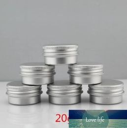 50pcs/lot 20G Aluminium Jar 20ml metal Cosmetic Packaging Container professional cosmetics container Classic