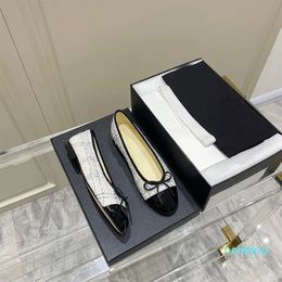 2023 Ballet Flat Leather woman Loafers Casual Shoes size Wedding Party Designers