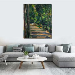 Avenue Ca1880-82 Paul Cezanne Painting Contemporary Canvas Art Hand Painted Oil Artwork Home Decor