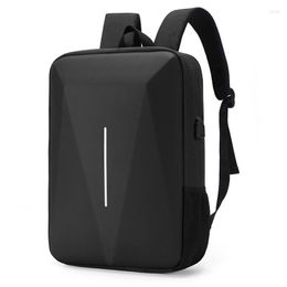 Backpack Pc Hard Shell Men Fashion Casual Lightweight Business With Large Capacity Waterproof And Cool Travel Bag