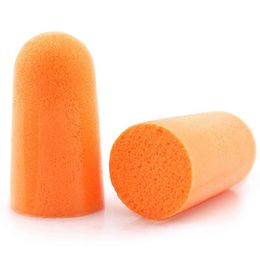 2020 Orange Ear Plugs Sound insulation protection Earplugs anti-noise sleeping for travel