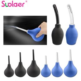 Feminine Hygiene Anal Irrigator Enema Shower Kit Rectal Colon Irrigation Anus Cleaner Tip Nozzle Materials Sex Toys for Women Men 230615