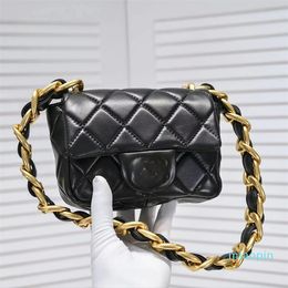 2023-luxury Designer hand bag fashionbags crossbody classic quilted sheepskin Large gold chain armpit bag handbags womans shoulder sling