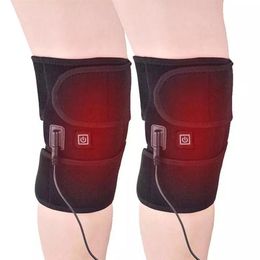 Leg Shaper SHARE HO Knee Joint Therapy Heating Massage Pain Relief Brace Protection Support Belt Physiotherapy Massager Home Health Care 230615