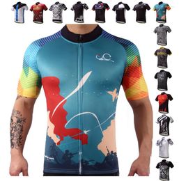 Racing Jackets MTB Men Cycling Jersey Summer Short Sleeve Quick Dry Bicycle Clothing Maillot Ropa Ciclismo Hombre