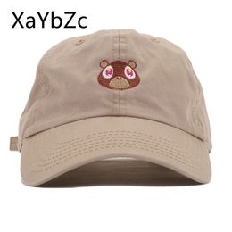 Ball Caps Kanye West Ye Bear Dad Lovely Baseball Cap Summer For Men Women Unisex Exclusive Release Hip Hop Style Hat 230615